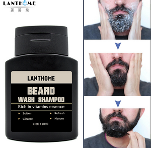 Lanthome: Beard Conditioning Shampoo with Vitamin Essence Cleansing Moisturizing formula