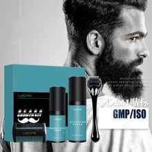 4 Pcs/set Barber Beard Growth Kit