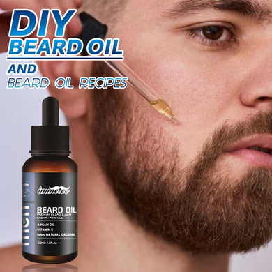 Beard Growth Oil Organic Beard Essential Oil Hair loss Products Beard Care Men Beard Grow Thicker Nourishing Enhancer Grooming