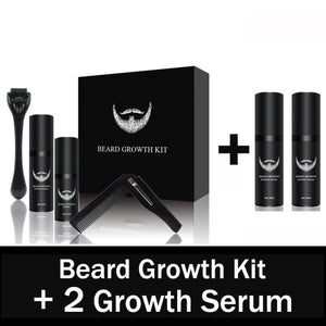4 Pcs/Set Men Beard Growth kit