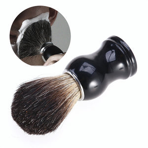 Badger Hair Shaving Brush Beard Mustache Cleaning Grooming Shaving Tool for Men