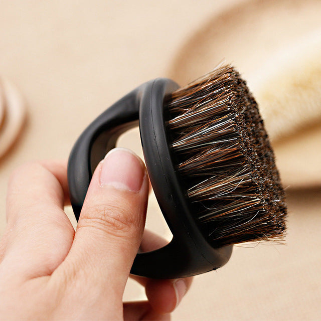 Men's Beard Brush Boar Bristle Plastic Face Hair Beard Mustache