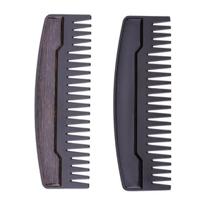 1pc Silver Steel Beard Styling Mold Comb/ Pro Durable Moustache Shaving Comb